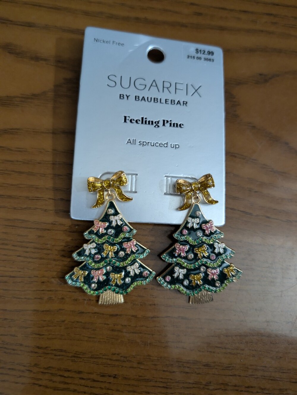 Sugarfix Baublebar Christmas Tree Earrings